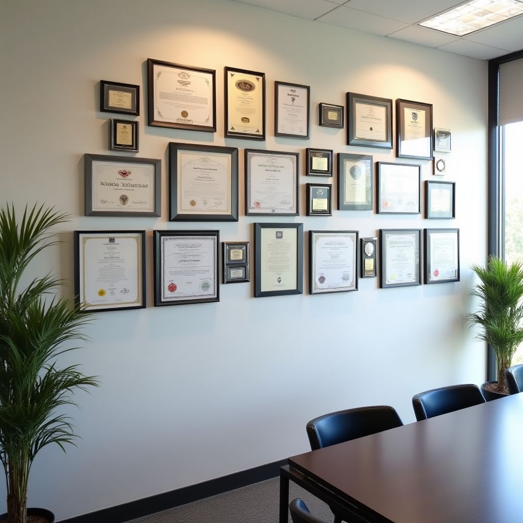 Certificados y reconocimientos de DiagnoTech Tijuana