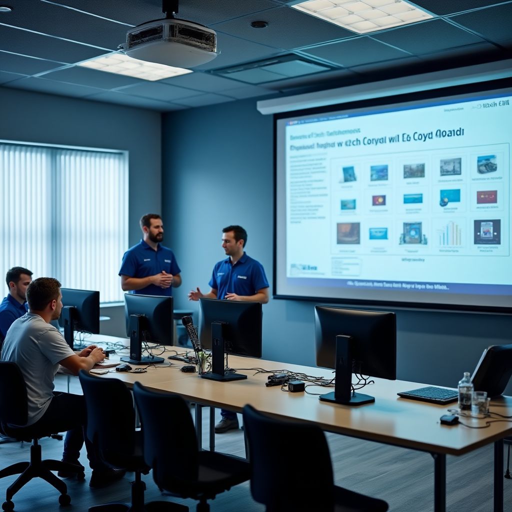 Sala de capacitación técnica